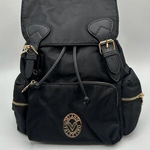 Valentino Orlandi Nylon Black Backpack new with tags Rt is $250 selling for $88.